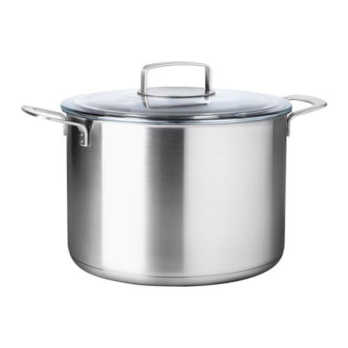 IKEA 365+ Pot with lid, stainless steel, 11 qt - IKEA